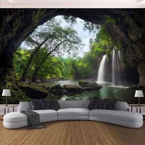 Home Decor Tapestry Background Decoration Tapestry Tree Waterfall Wall Hanging