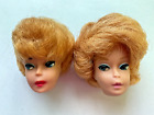 Vintage Barbie Doll Blonde Bubblecut Heads Lot TLC