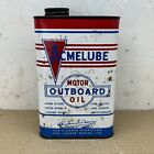 Vintage Acmelube Outboard Motor Oil Metal Quart Can - Emptied