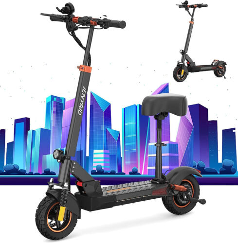 600W scooter electric for adults with detachable seat foldable 48V/10Ah 28mph