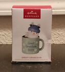 Hallmark 2023 Keepsake Great Grandson Hot Cocoa Mug Christmas Ornament New Box