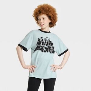 NWT Billie Eilish Women's Ringer Graphic T-Shirt Size XL