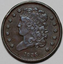 New Listing1835 Classic Head Half Cent - Rim Damage - US 1/2c Copper Penny Coin - L44