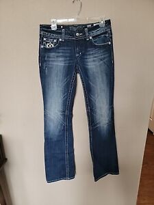 Miss Me Jeans Size 29 X 34 Bootcut Bling