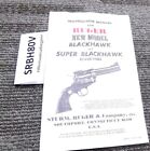 1980 Ruger Instruction Manual New Model Blackhawk, Super Blackhawk VG 20 pg