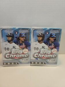 2021 Topps Chrome MLB Baseball Trading Cards Blaster Box Lot Of 2  Sealed - BB9