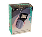 Sony Watchman Model FD-285 Portable Black And White TV AM/FM W/ Box & Paperwork
