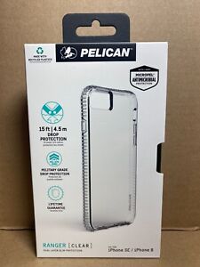 Pelican Ranger iPhone 8 Case - Slim Premium quality - Clear