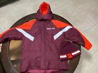 Vintage NCAA Virginia Tech VT Hokies Winter Full Zip Fleece Lined Hooded Jacket