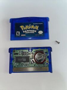 Pokemon Sapphire Version Gameboy Advance 2003 Authentic Tested Dry Battery