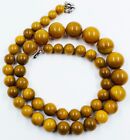 Antique  Amber Necklace Natural Baltic Butterscotch Amber  Necklace pressed