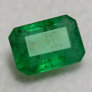 GIE Certified 8 Ct Natural MUZO Colombian Green Emerald UNTREATED AAA+ Gemstone