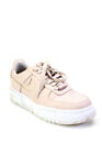 Nike Womens Leather Low Top Lace Up Air Force 1 Sneakers Particle Pink Size 7.5