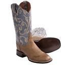 Lucchese Burnished Smooth Ostrich Cowboy Boots Leather Women 8.5B Excellent Cond