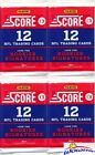 (4) 2013 Score Football Sealed Retail Packs-48 Cards! Travis Kelce/Hopkins RC YR
