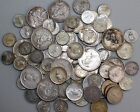 New ListingBulk Silver Foreign Coin Lot 10.7 Troy Oz Lot .750 Silver Assorted Coins As Seen
