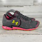 Under Armour Micro G Defy Storm Women's Running Shoes Gray Pink Size 8.5