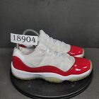 Jordan 11 Retro Low Cherry Shoes Womens Sz 7 White Red Trainers Sneakers