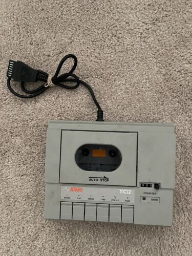Vintage Atari XC12 Program Cassette Tape Player