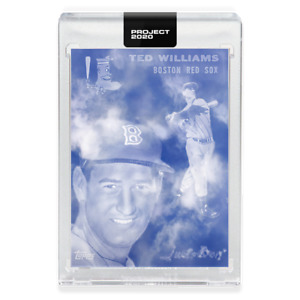 Topps PROJECT 2020 Card 146 - 1954 Ted Williams by Don C - Print Run: 4,693