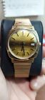 Timex Electric Dynabeat Gold Tone Mens Vintage 1970s Watch
