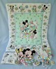 Dundee Disney Baby Mickey Minnie Mouse Crib Quilt - Vintage ABC Nursery Set