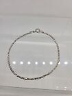 7 Inch, 925 Sterling Silver Italy Rope Chain Bracelet, Lobster Clasp 1.96g