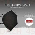 100Pcs Black KN95 Face Mask 5 Layer  Disposable Respirator