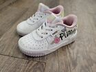 Puma Cali Bouquet Floral Lace Up 7C Toddler Girls White Sneakers Casual Shoes