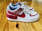 Nike Air Force 1 Shadow Women's 8 Sneakers Casual Shoes Red CI0919-108