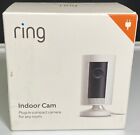 Ring Indoor Cam White Plug In Compact Camera 2-Way Audio Color Night Vision