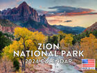Zion National Park Calander 2024 Wall Calendar Monthly