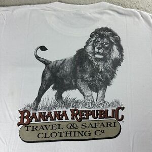 HOT_SALE!! Vintage Banana Republic Travel n Safari Lion T-Shirt All Sizes