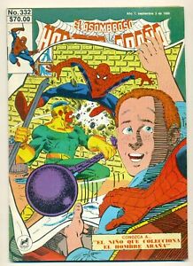 EL HOMBRE ARAÑA #332 El Trueno, Spider-Man Comic 1986