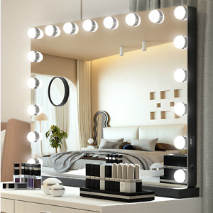 31x24'' Large Vanity Mirror Makeup Mirror w/ Lights 18 LED Bulbs Hollywood Style
