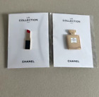 CHANEL Beauty VIP Gift 2023 Holiday Charm Set of 2 Novelty Jewelry Brooch