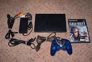 New ListingSony Playstation 2 PS2 Slim Console w/ Hookups / Controller / Game Tested  #134
