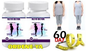 2 Keto Detox Diet 550 mg Boost Weight Loss Fat Fast Burner Appetite Suppression
