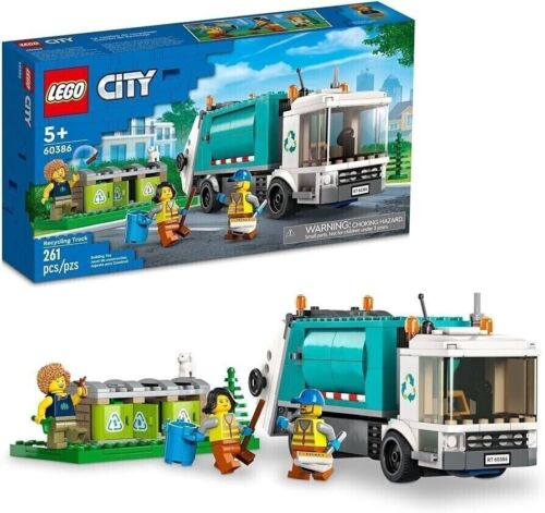 LEGO CITY: Recycling Truck (60386) 261 pieces Ages 5+ GREAT SET !