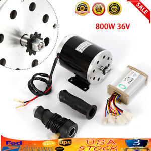 800W 36V Electric Scooter motor kit w/control box and Throttle Fit Go-Kart eBike
