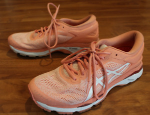 ASICS Gel Kayano 24 Womens Size 8.5 Coral Pink Athletic Running Shoes Sneakers