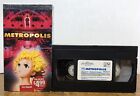 Metropolis VHS 2001 Anime Rintaro Osamu Tezuka US English Dub  Blockbuster Pre-v