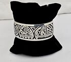 NATIVE AMERICAN HOPI CHALMERS DAY STERLING SILVER OVERLAY CUFF BRACELET,6.5