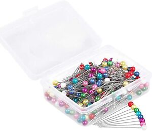 New Listing600 PCS Straight Pins 1.6 in Pearlized Ball Head Sewing Pins for Fabric DIY S...