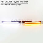For Toyota 4Runner 06-09 LED Side Marker Headlight Trim Front DRL w/ Turn Signal (For: 2006 Toyota 4Runner)