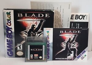 Blade (Nintendo Game Boy Color)Authentic GBC  TESTED Rare Cib Game Boy Color