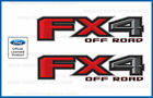 (2x) Ford Ranger FX4 Off Road Decals Stickers red gray black bed Side FH5D0 (For: Ford Ranger)