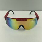 PIT VIPER Polarized Sunglasses Red Frame