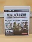Metal Gear Solid HD Collection Playstation 3 Game PS3 2011 Complete