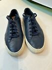 Common Projects Achilles Low Navy White Leather Sneakers Men's 44 (US 11)